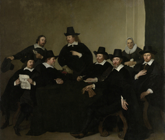 The regents of the Nieuwe Zijds institute for the outdoor relief of the poor, Amsterdam, ca 1650 by Jacob Adriaensz Backer