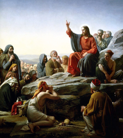 The Sermon On the Mount by Carl Bloch