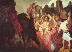 The Stoning of Saint Stephen by Rembrandt