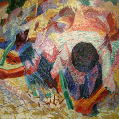 The Street Pavers by Umberto Boccioni