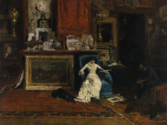 The Tenth Street Studio by William Merritt Chase