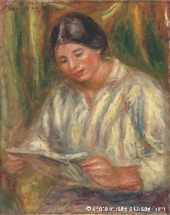 The White Reader by Auguste Renoir