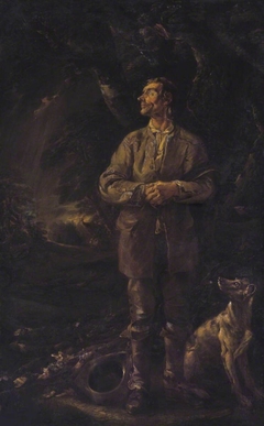 The Woodman and his Dog in a Storm by Thomas Barker