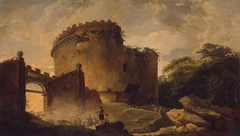 Tomb of Cecilia Metella by Hubert Robert