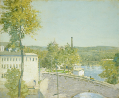 U.S. Thread Company Mills, Willimantic, Connecticut by J. Alden Weir