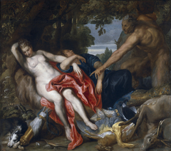 Diana and a Nymph Discovered by a Satyr by Anthony van Dyck