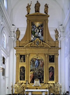 Retablo mayor de la iglesia del monasterio de Santo Domingo el Antiguo by El Greco