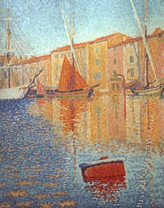 The red buoy by Paul Signac