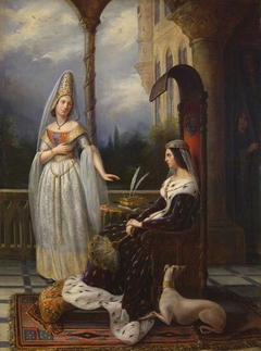 Valentine of Milan and Odette de Champdivers by Anna Rimbaut-Borrel