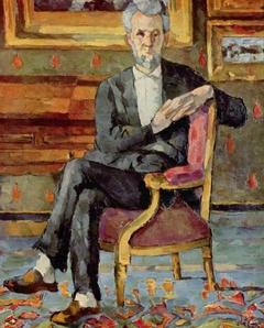 Victor Chocquet Seated by Paul Cézanne