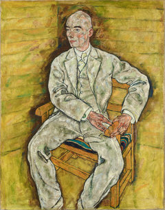 Victor Ritter von Bauer by Egon Schiele