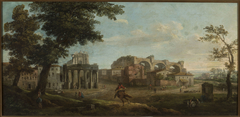 View of Rome by Paolo Anesi