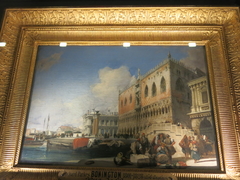 View of Venice: The Riva degli Schiavoni and the Doges' Palace by Richard Parkes Bonington