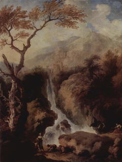 Waterfalls in the Environs of Rome by Christian Wilhelm Ernst Dietrich