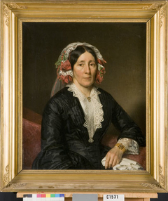 Wilhelmina Johanna van der Goes (1808-1866). Echtgenote van Anthony Marchant by Johan Heinrich Neuman