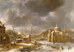 Winter Landscape by Jan Abrahamsz Beerstraaten