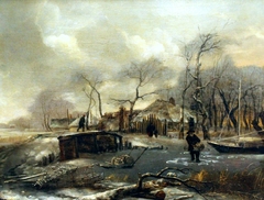 Winter Landscape by Jan van de Cappelle