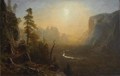 Yosemite Valley, Glacier Point Trail by Albert Bierstadt