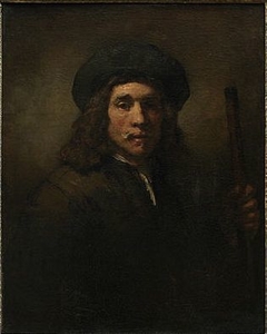 Youth with a long pole by Rembrandt