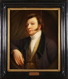 Zelfportret van Otto de Boer by Otto de Boer