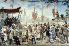 14 Juillet 1880, inauguration du monument à la République by Alfred Philippe Roll