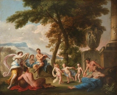 A Bacchanalian Scene by Andrea Locatelli