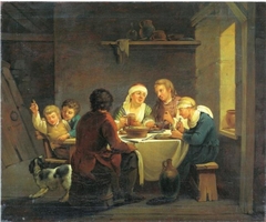 A Family at Table by Georg Melchior Kraus