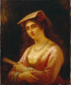 A Neapolitan Woman by Friedrich Dürck