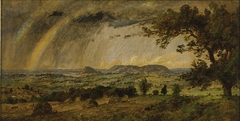 A passing shower over Mts. Adam and Eve by Jasper Francis Cropsey