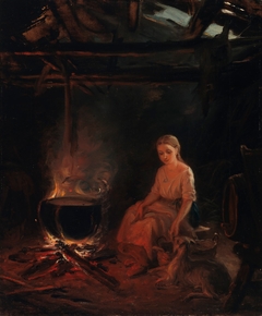 A Peasant Girl by the Pot by Robert Ekman