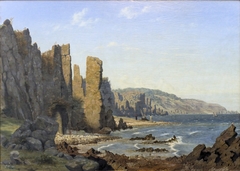 A Rocky Coast. Rø, Bornholm by Vilhelm Kyhn