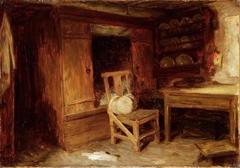 A Scottish Interior - The Box Bed - Joseph Farquharson - ABDAG002556 by Joseph Farquharson