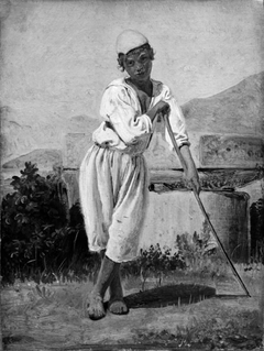 A Sheperd Boy. Pompeii by Constantin Hansen
