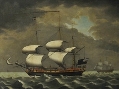 A slave ship (?) by Jackson of Exeter