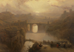 A View of Toledo and the River Tagus by David Roberts