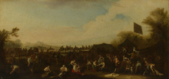 A Wedding in a Camp by Georg Philipp Rugendas