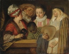 Actors of the Comedie-Francaise by Antoine Watteau