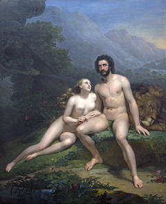 Adam and Eve by Claude-Marie Dubufe