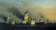 Admiral Anson’s Action off Cape Finisterre 1747 by Samuel Scott