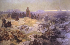 After the Battle of Grunwald by Alphonse Maria Mucha