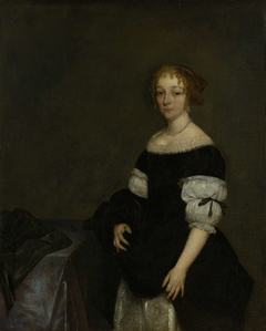 Aletta Pancras (1649-1707) Wife of François de Vicq by Gerard ter Borch II