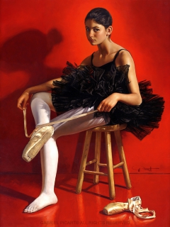 Allegra's Portrait as Ballerina by Gabriel Picart