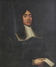 An Unknown Gentleman holding a Letter by Anonymous