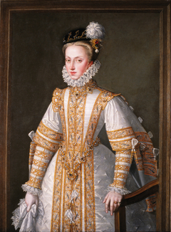 Anne of Austria, Queen of Spain by Alonso Sánchez Coello