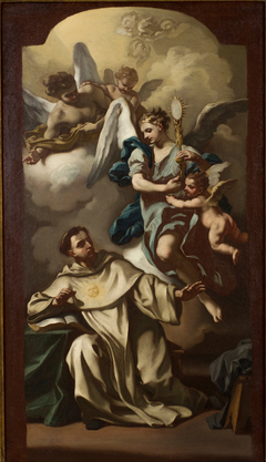 Apparition of the Host to Saint Thomas Aquinas by Francesco de Mura