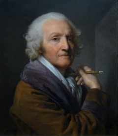 Autoportrait âgé by Jean-Baptiste Greuze