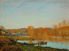 Autumn: Banks of the Seine near Bougival by Alfred Sisley