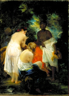 Bathers by Octave Tassaert