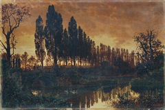 Bayrische Landschaft by Ferdinand Knab