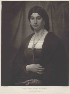 Bildnis einer Römerin (Nanna) by Anselm Feuerbach